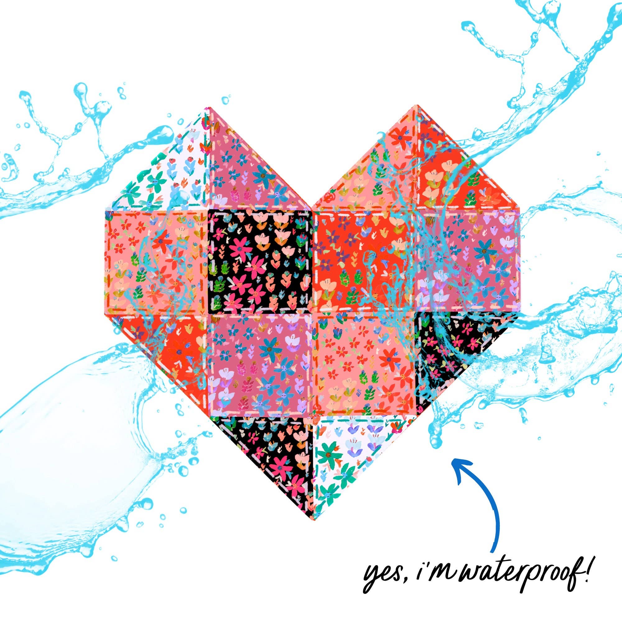 Laurenspired - Vente Autocollant - Autocollants en vinyle en forme de cœur de couette, autocollants de couture, autocollants de couette2