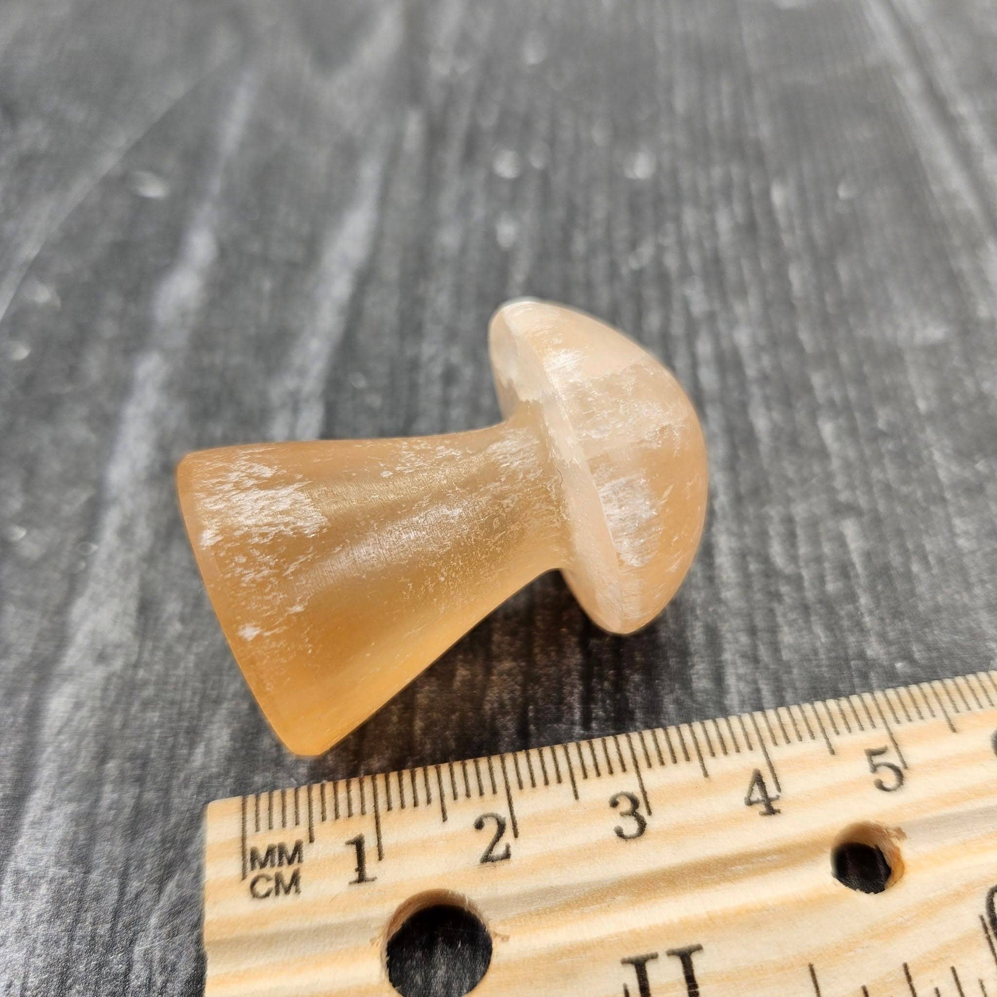 Aquamarine Daydream Wholesale - Wholesale Spiritual Stone/Crystal - 4cm 5pc Peach Selenite Mushroom ~ Crystal Shapes1