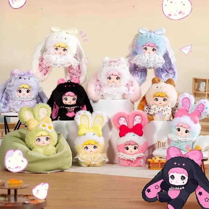 Nommi Bébé Chéri Lapin Série Peluche Boîte Surprise pour la vente par Kouhigh INC