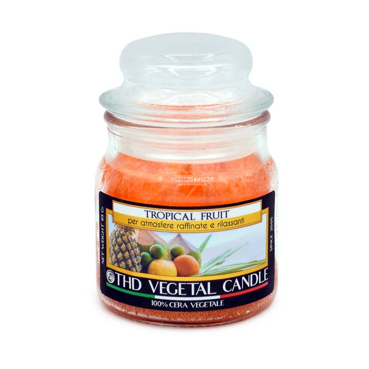 Thd Tophouse - Wholesale Jar/Filled Candle - THD Vegetal Candle 95 g Tropical Fruit 6/600