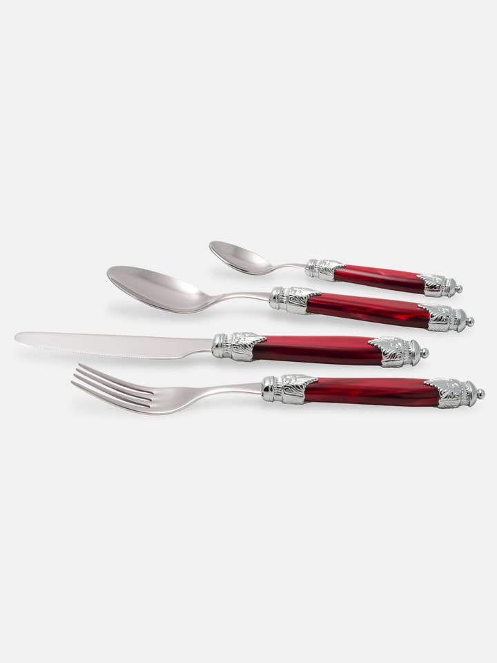 Arianna Argento Conjunto de 24 Peças de Mesa, Presente por atacado de Rivadossi Sandro