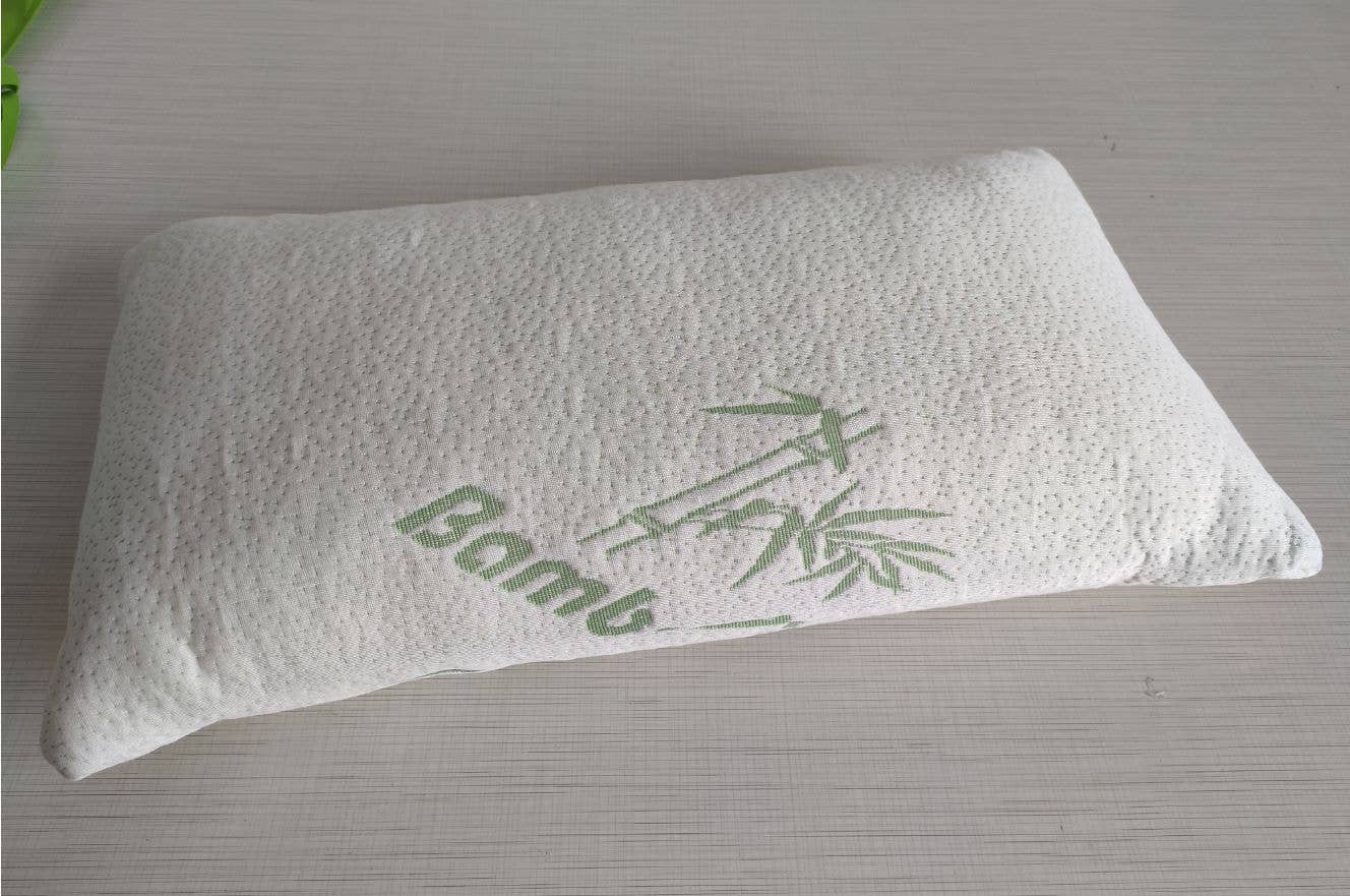 Pretty Little Bed - Vente Oreillers - Oreiller en bambou doux en mousse à mémoire de forme anti-bactérien pour le soutien de la tête, du cou et du dos1