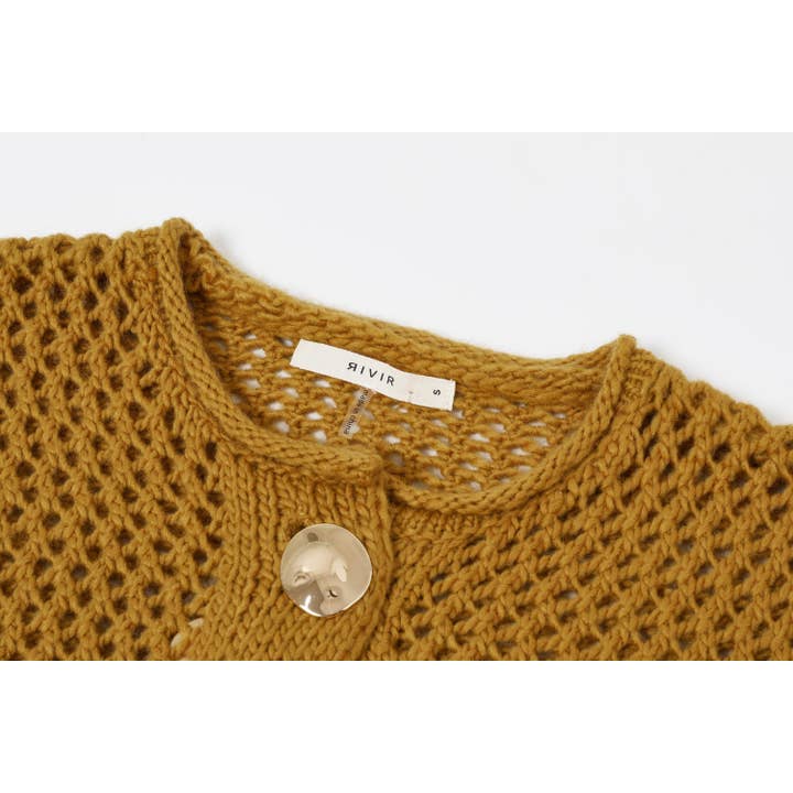 RIVIR - Wholesale Cardigan - Women's - Crochet Knit Cardigan With Pockets.cardigan2