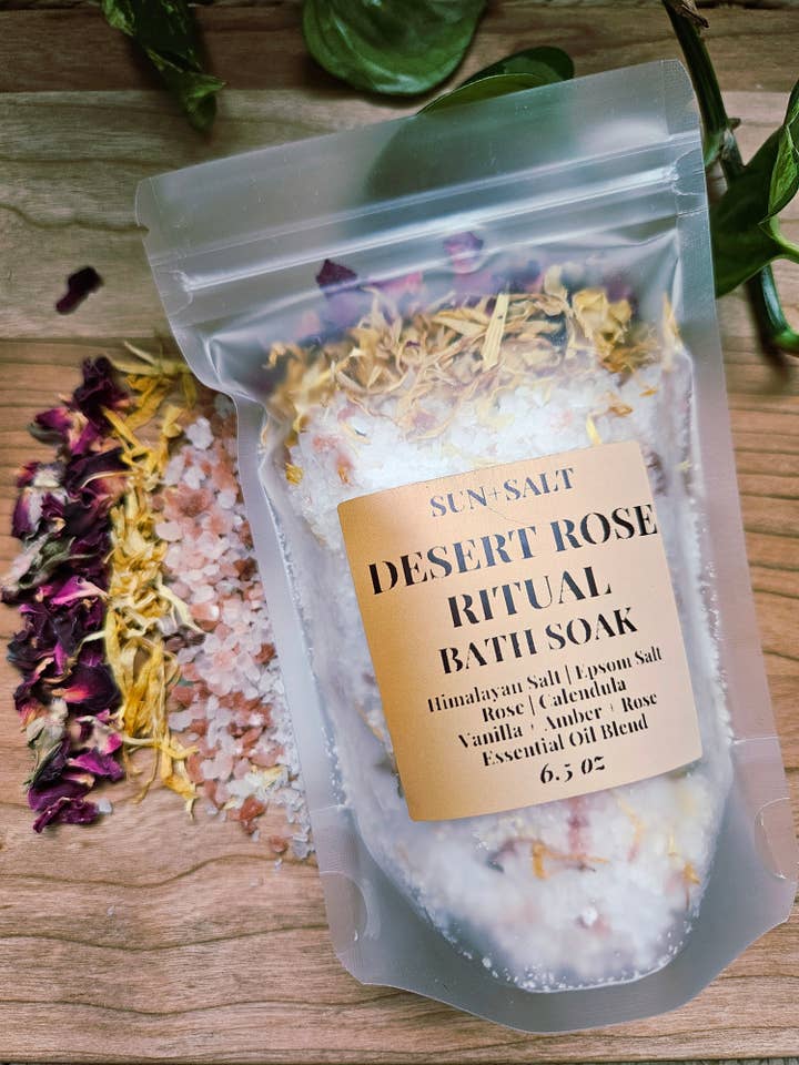WÜSTENROSE-RITUAL | BADEZUSATZ | FRÜHLINGSPFLEGE für den Großhandel von Lux&Lou