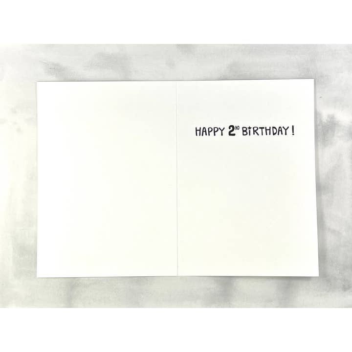 Tatutina - Wholesale Birthday Card - 2nd Birthday Card - Cute Dog Card - Second Birthday Card4