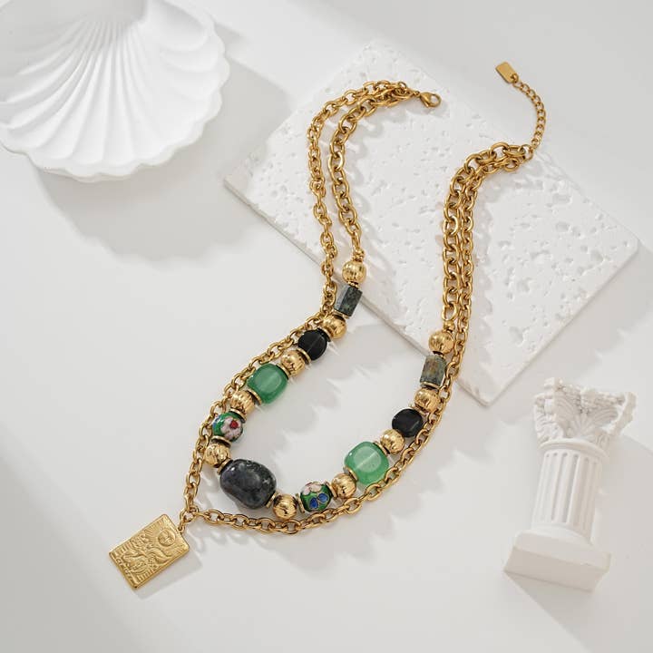 Necklace - Énora for wholesale by Lovelika