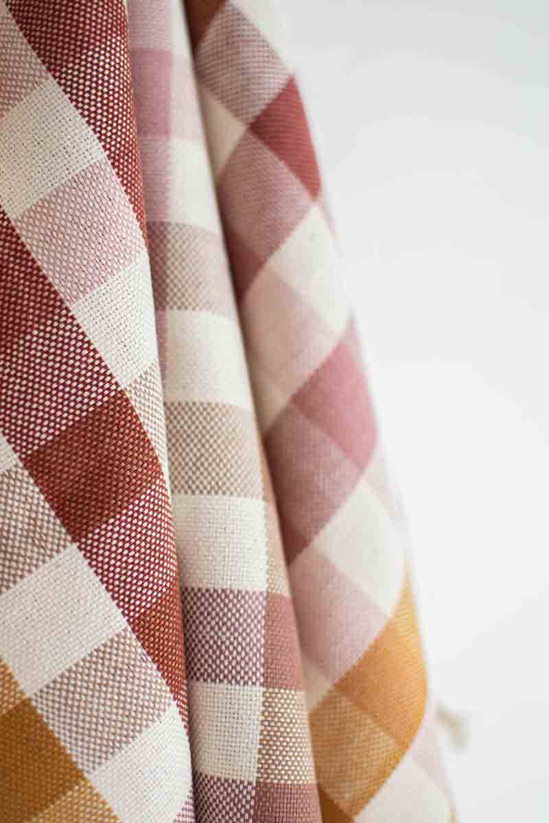 Fair + Simple - Vente Essuie-mains - VENTE Serviette à main tissée surdimensionnée en Damas3