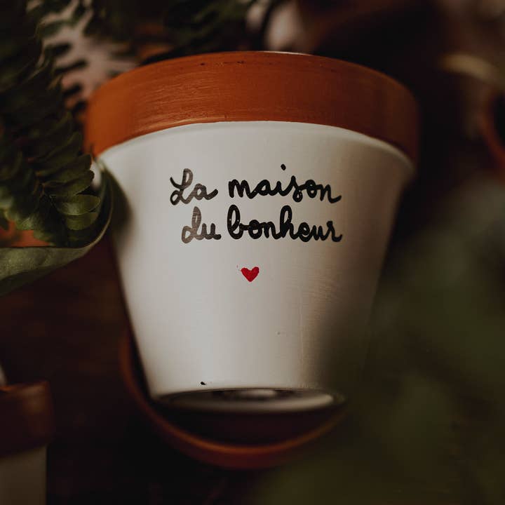 Blomkruka, planter ”Huset av lycka ♥” för wholesale av Joli Pot