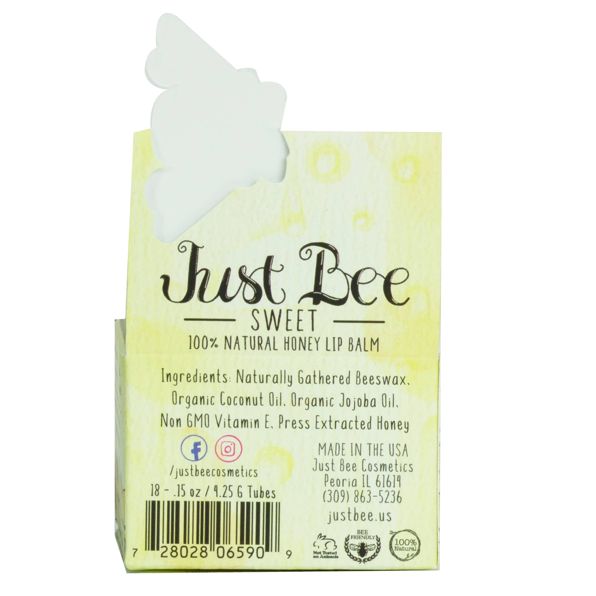 Just Bee – wholesale Lip Balm – Just Bee Sweet Lip Balm - Natural Honey Lip Balm2