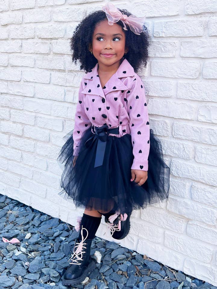 The One I Love Blazer Tutu Dress for wholesale by Mia Belle Girls • Wholesale