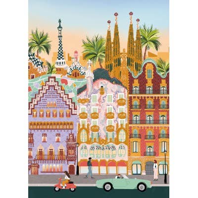 Pieces & Peace – wholesale Pussel - Vuxen – Pussel 1000 Bitar - Barcelona #1