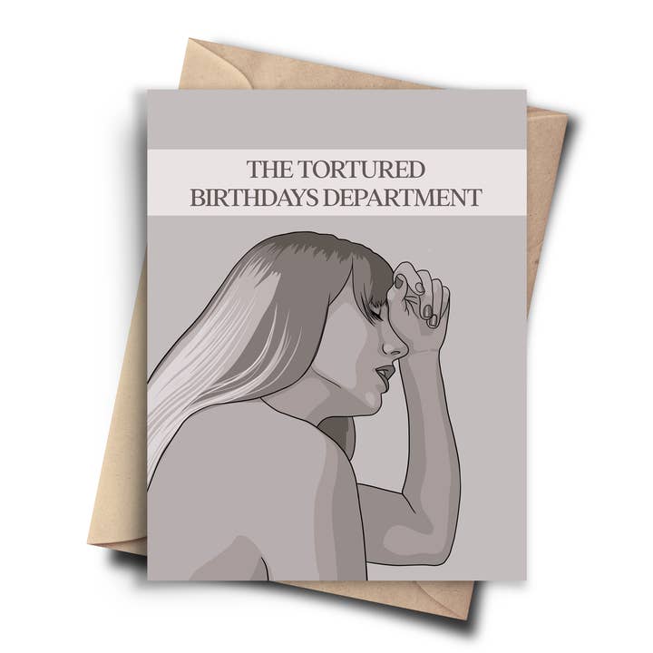 Tortured Birthday - Pop Culture Birthday Card for wholesale by Pop Cult Paper