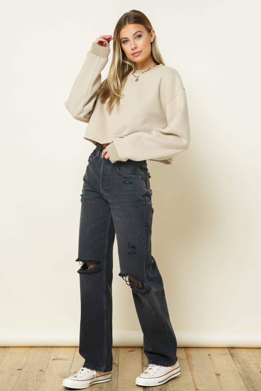 STYLE RACK - Vente Sweat-shirt – femme - HAUT EN MOLLETON FRENCH TERRY - Ajout polyvalent à la garde-robe10