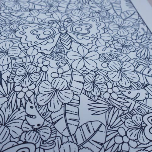 ColorFall Editions - Venta al por mayor Libro para colorear y cuaderno de actividades - Adultos - Libro para colorear de flores geométricas para adultos2