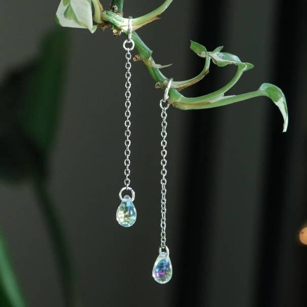 Glass Drop Plant Charm, Pack of 5 | House Plant Decor Hook for wholesale by Cosmic Crow