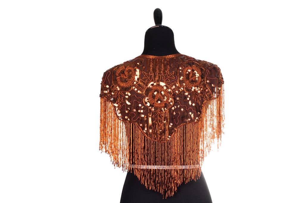 Western Fashion - Vente Châle – femme - Châle perlée orné de roses18