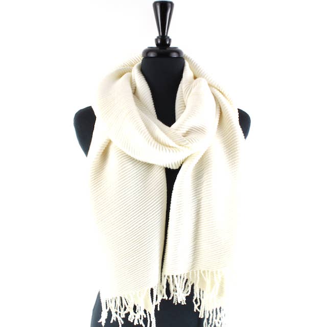 Pretty Persuasions - Wholesale Scarf - Women's - S23273 Ocean Morn Pleated Scarf