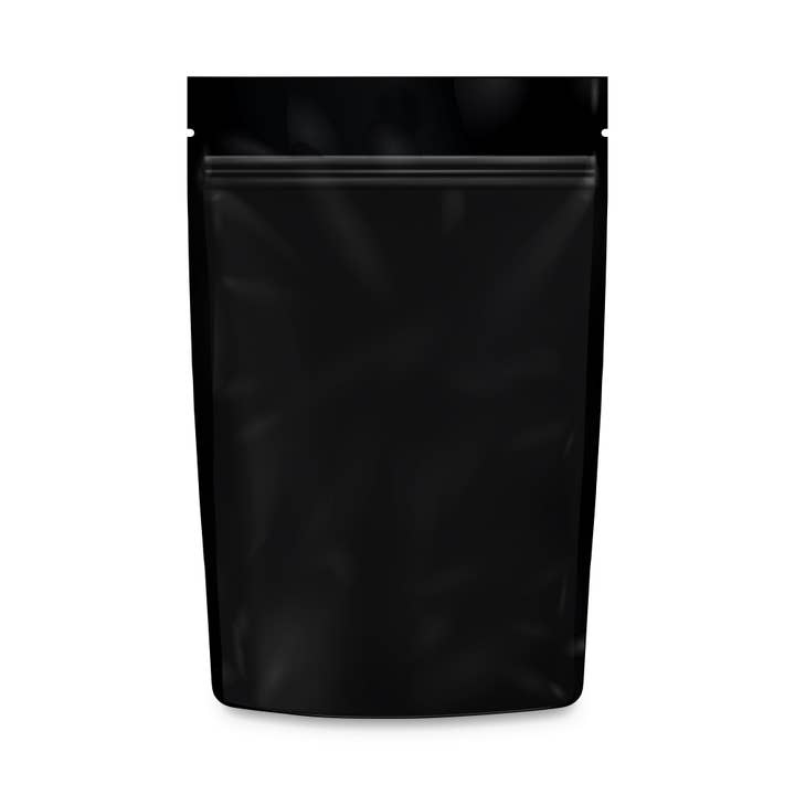 Cannatron - Wholesale Food Storage Wrap/Bag - 1 Ounce Mylar Bags - Loud Lock - 100ct Black/Clear3