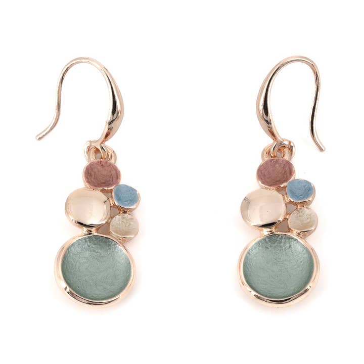 Boucles d'oreilles rondes concaves pour la vente par KLK