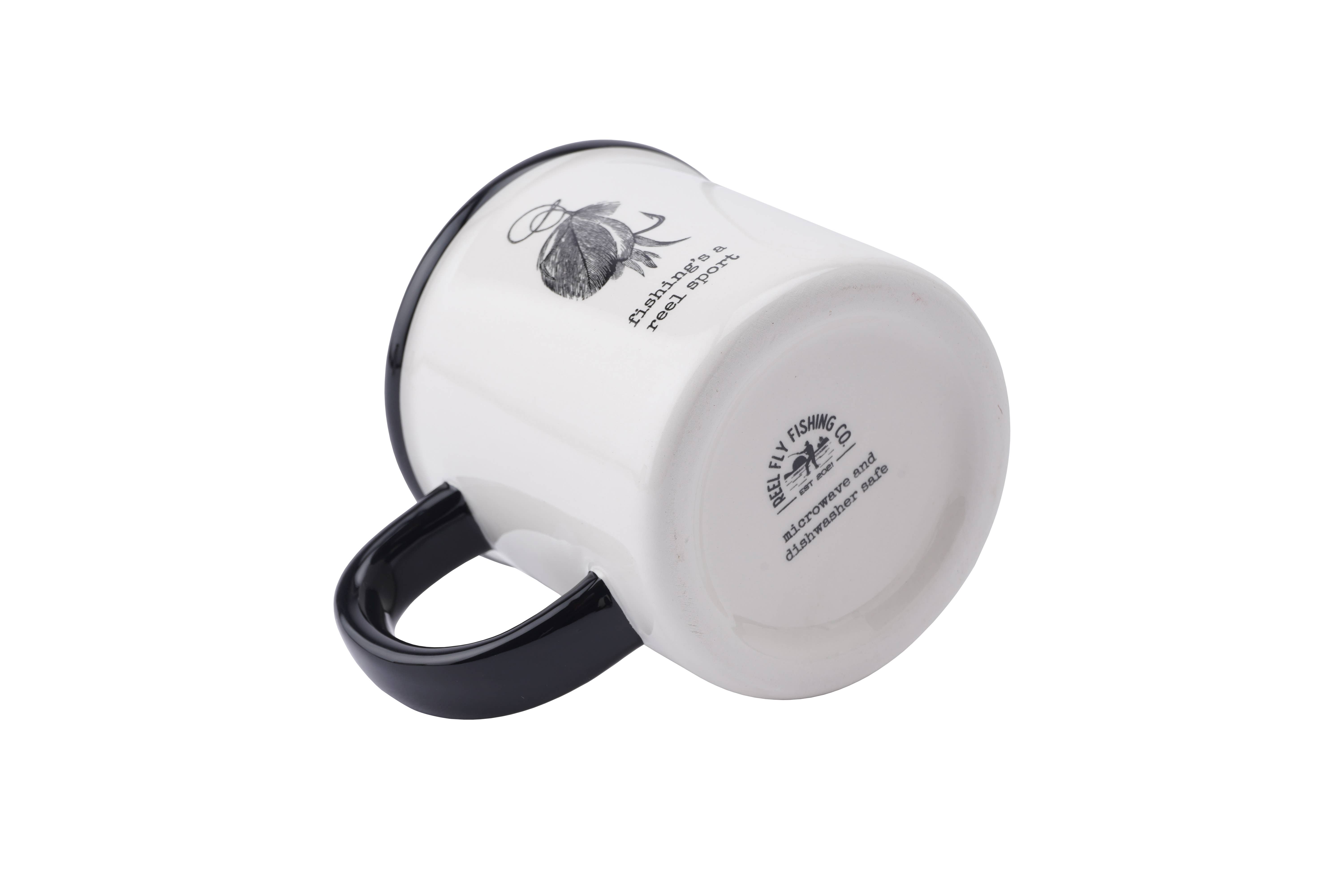 CGB Giftware – wholesale Coffee mug – Reel Fly Fishing Co. 'Reel Sport' Stoneware Mug3