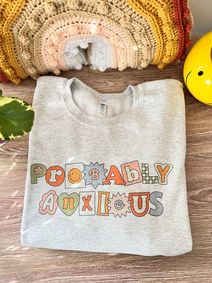 Cuello redondo Retro Probablemente Anxious para venta al por mayor de YellowBridge