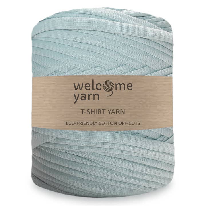 T-shirt Yarn Pastel Green for wholesale by WelcomeYarn