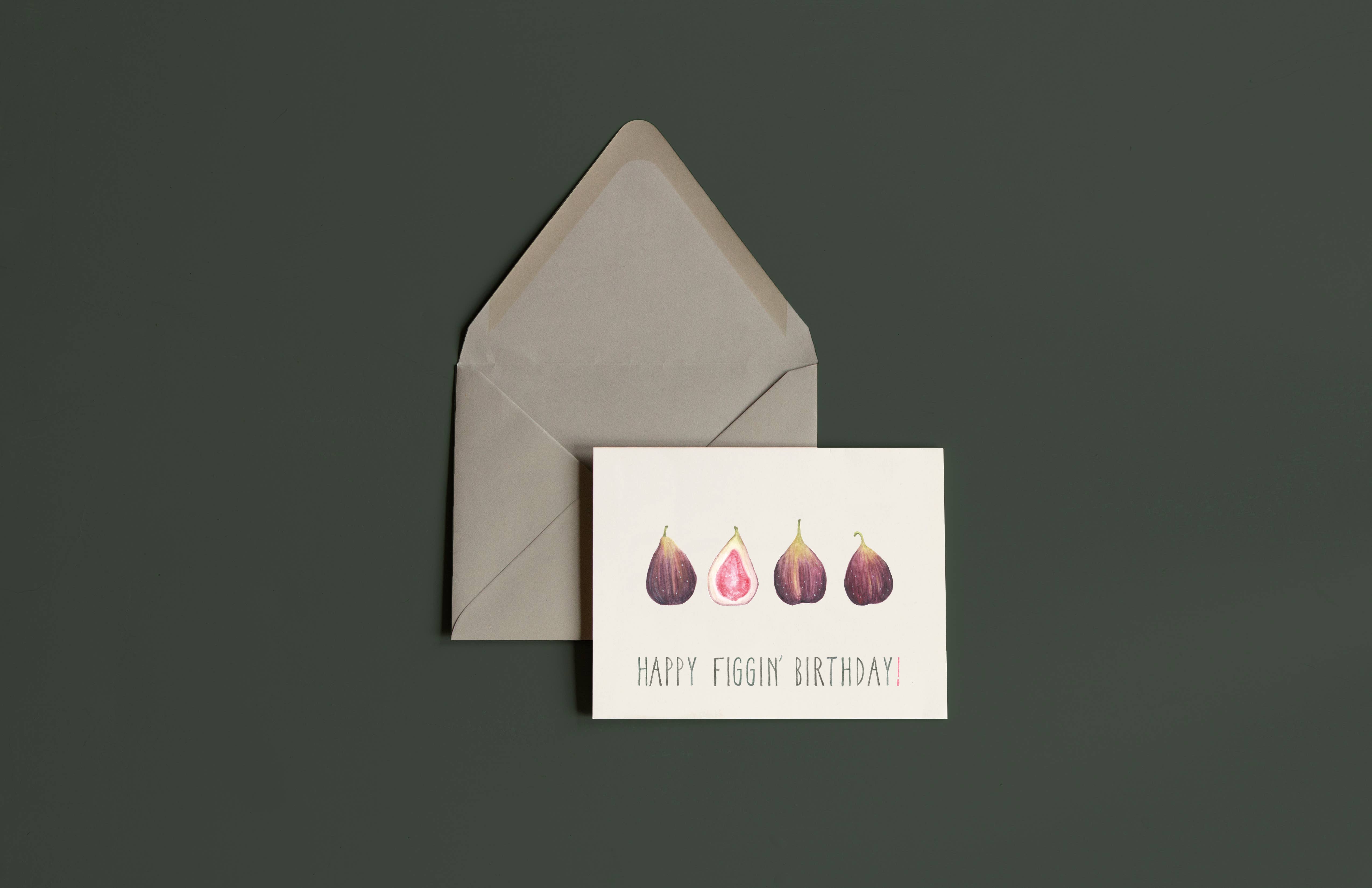 Together Apart - Wholesale Birthday Card - Happy Figgin' Birthday - Greeting Card0