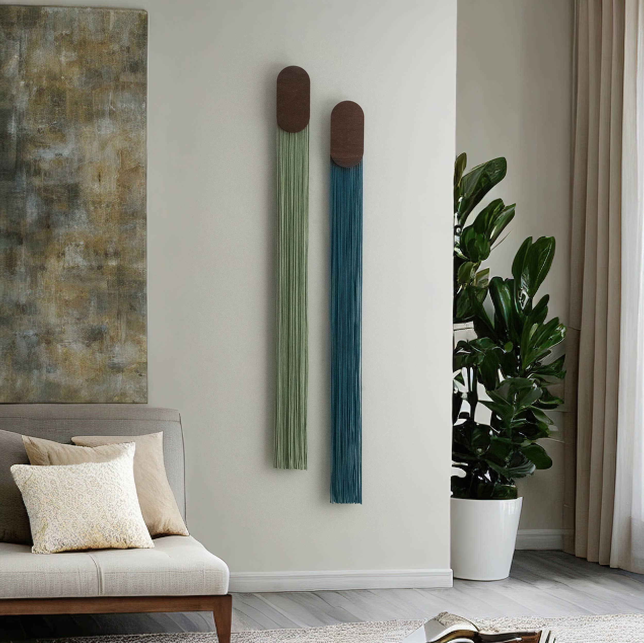 MinhandBros - Wholesale Wall Art Set - Fiber Wall Hanging for Minimalist and Farmhouse Decor
 V8411