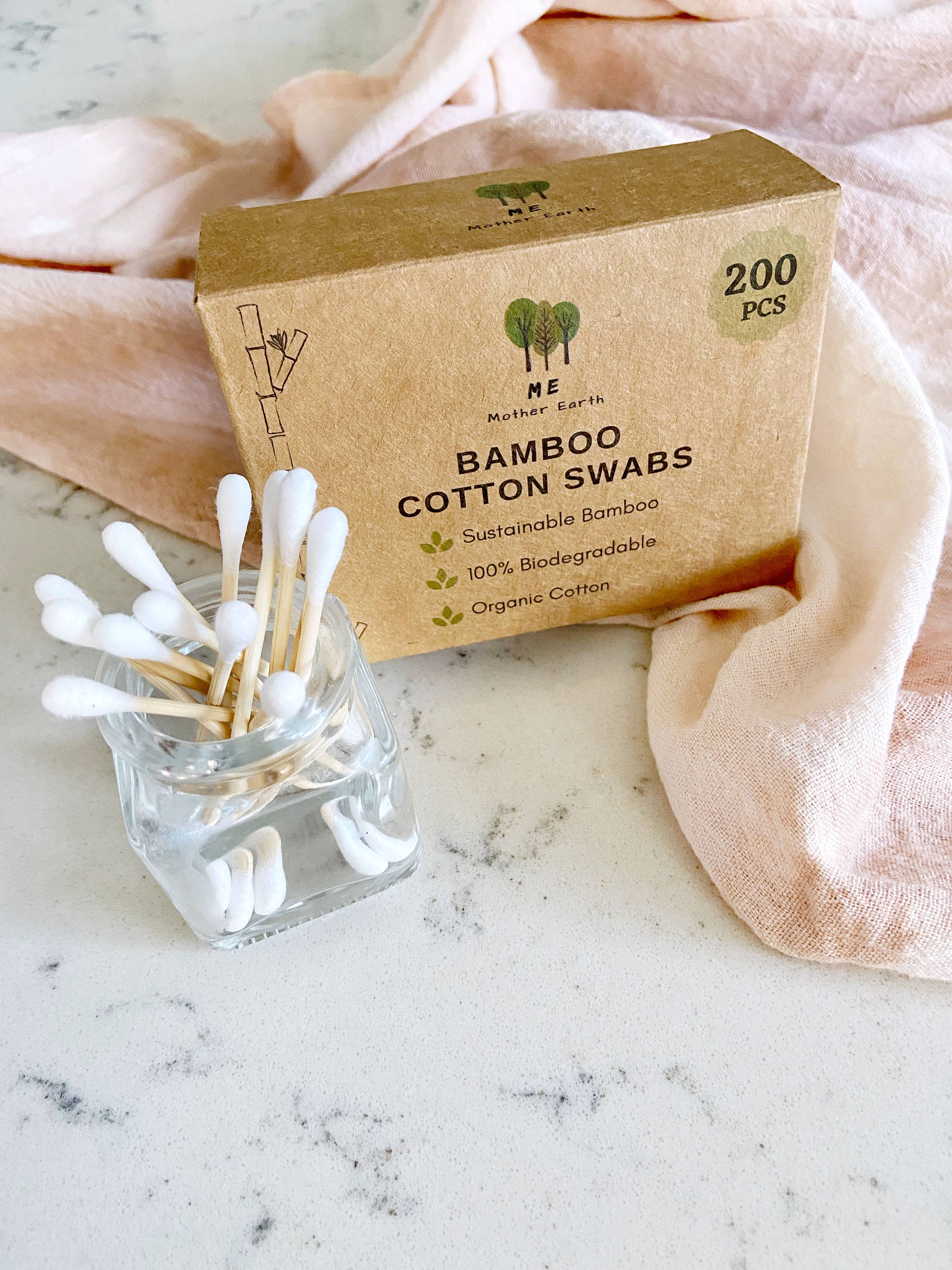 Me Mother Earth – wholesale Cotton bud/Q-tip – Bamboo Cotton Swabs | Sustainable Toiletries3