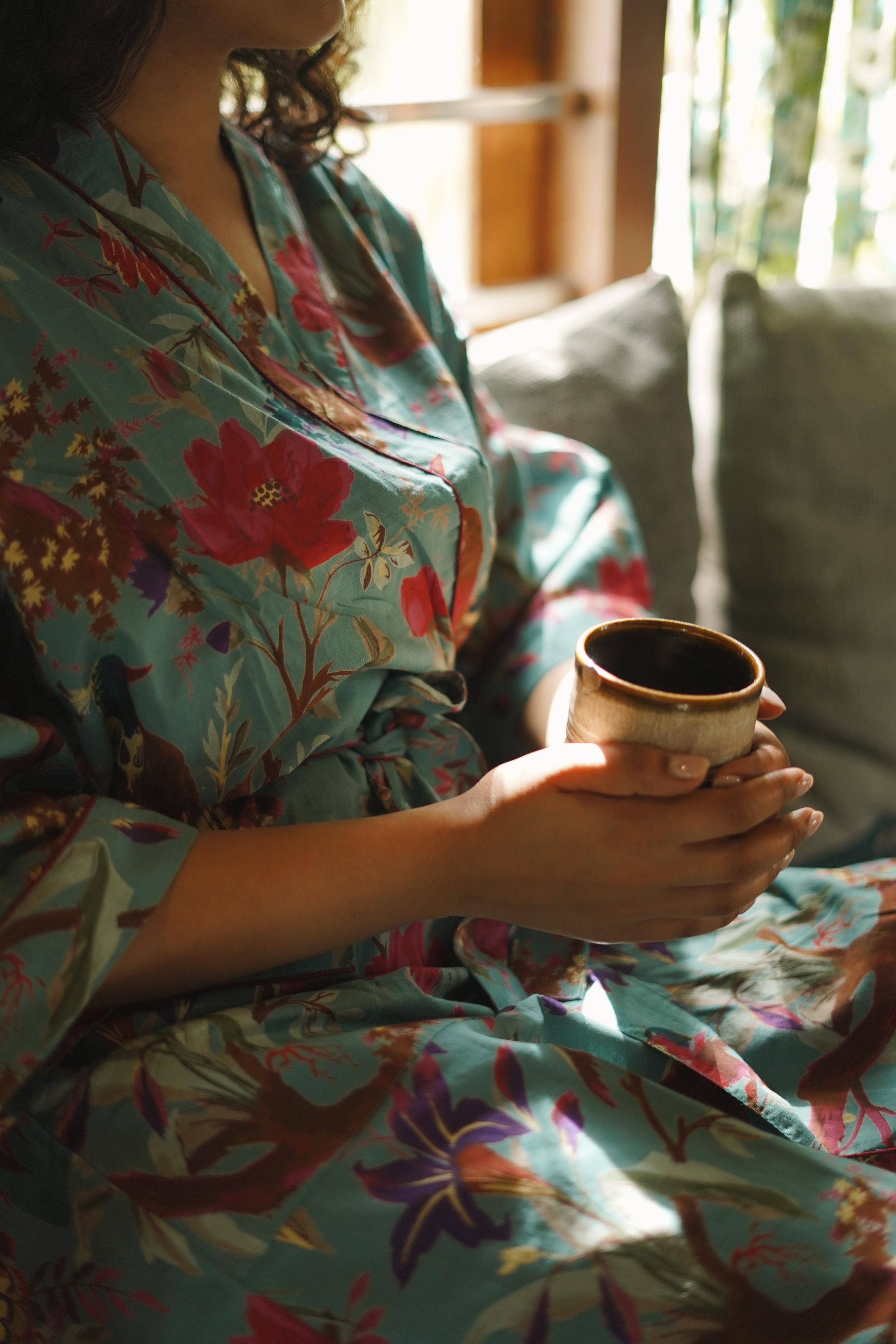 Annahmol - Vendita all'ingrosso Vestaglia - Unisex - Kimono/Accappatoio in Cotone Taglia Unica: Stampe Assortite: MIGLIOR VENDITORE4