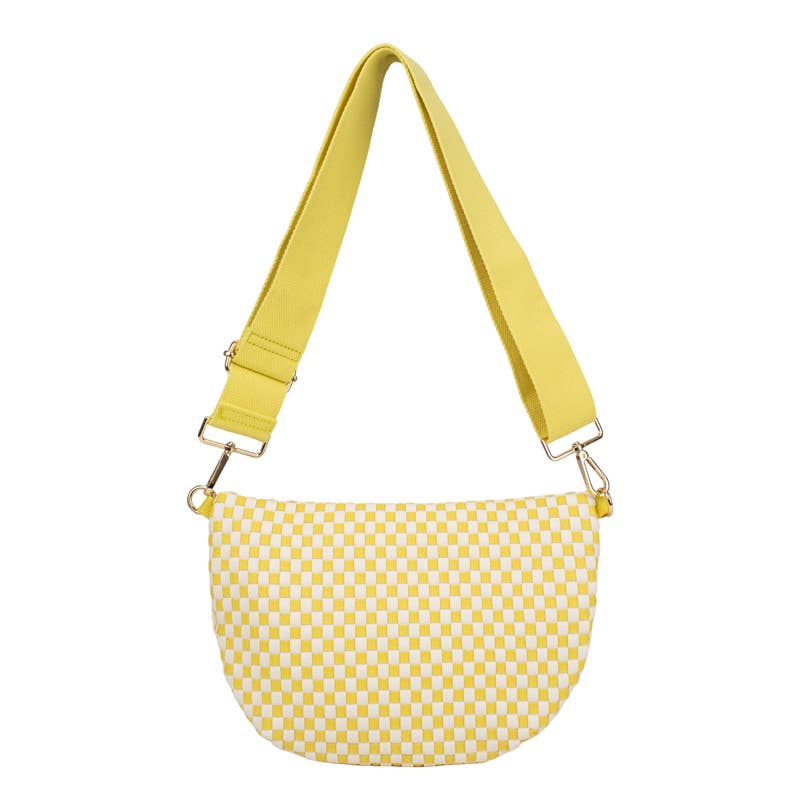 Babs + Birdie - Vendita all'ingrosso Marsupio - Donna - La Fiona | Marsupio a Quadri Intrecciato (10 Colori)7