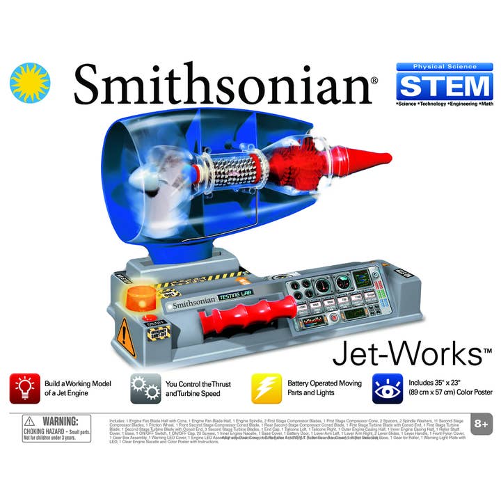 Toysmith - Wholesale Toy Set - Kids - Smithsonian Jet-Works