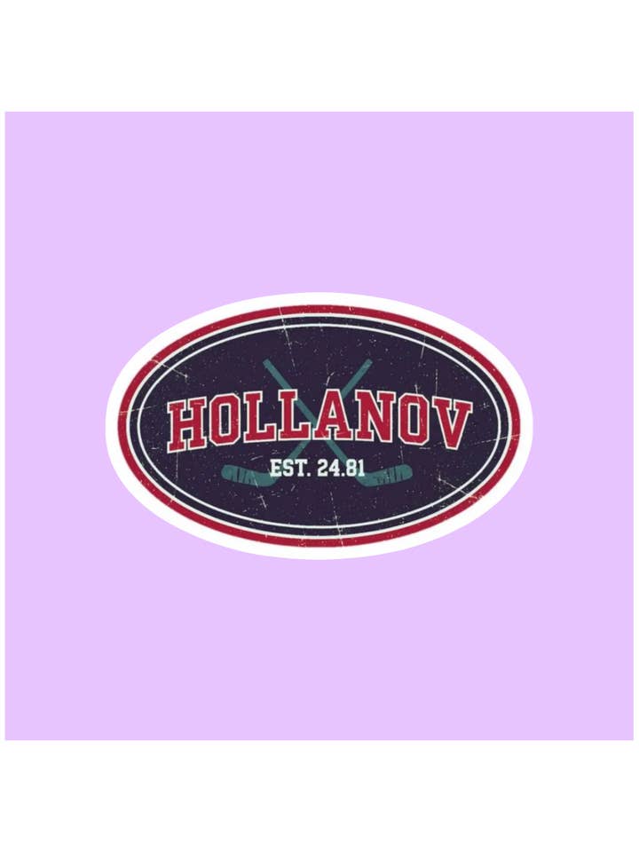 Hollanov Heated Rivalry Sticker for wholesale by Shadows of Sunshine