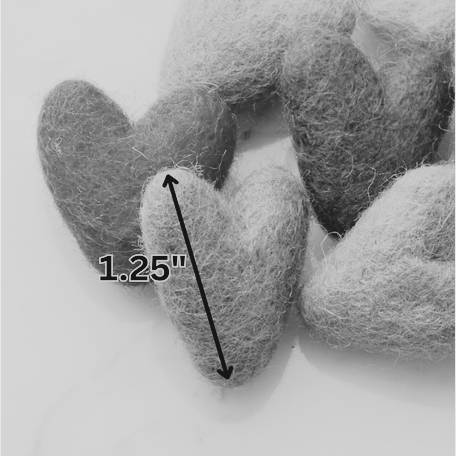 Your Heart's Content - Wholesale Decorative Tabletop Object - Wool Heart Sets, Valentines Day, Bowl Filler, Gifts for Her10