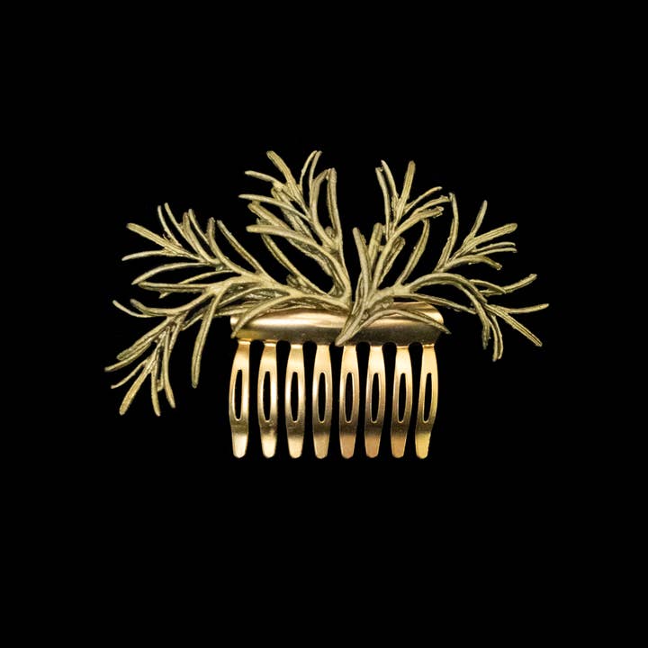 Peigne à cheveux au romarin pour la vente par Michael Michaud