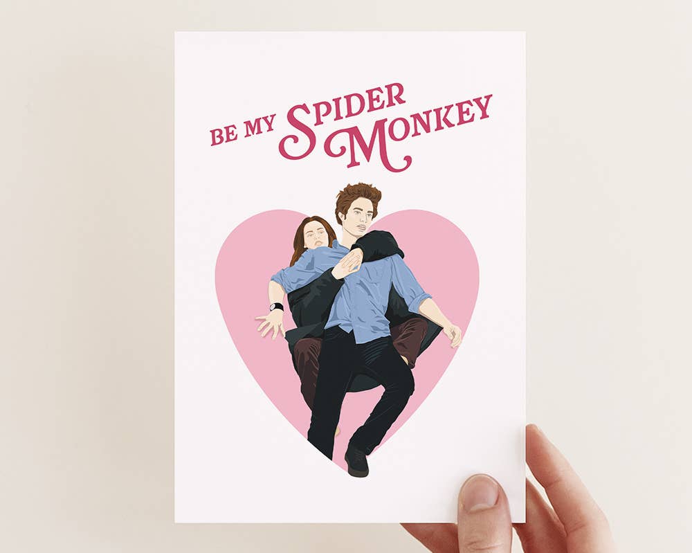 Bonne Nouvelle - Wholesale Love Card - Be My Spider Monkey - Twilight Love Card1