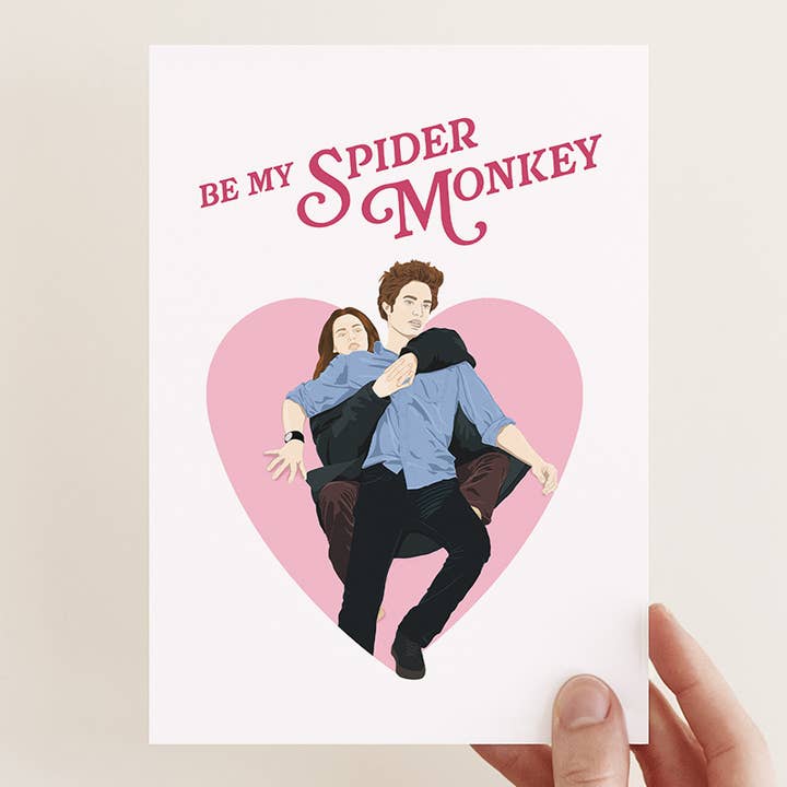 Bonne Nouvelle - Wholesale Love Card - Be My Spider Monkey - Twilight Love Card1