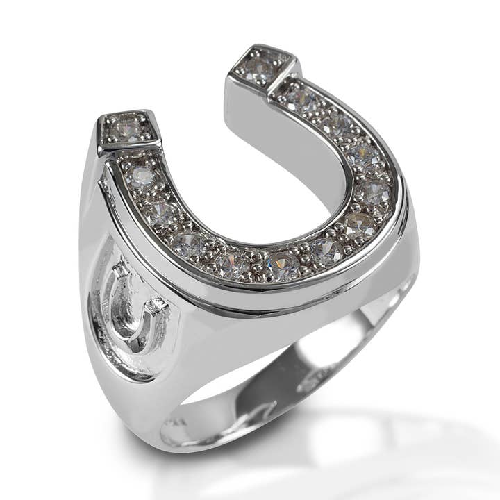 Kelly Herd Men's Horseshoe Ring - Sterling Silver for wholesale by Kelly Herd Jewelry