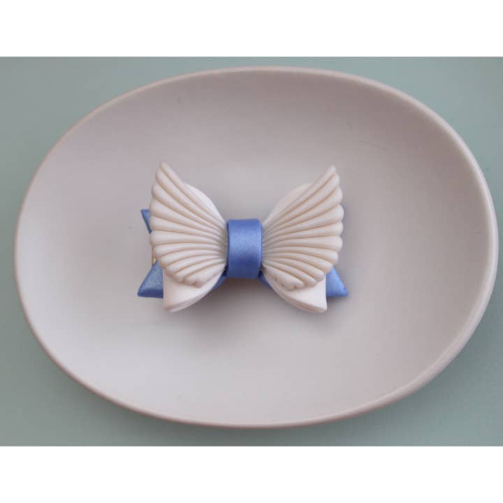 Sweets & Pearls – Großhandel Haarclip – Damen – Polymer Clay Pastell Engel Schleifen Haarspange2