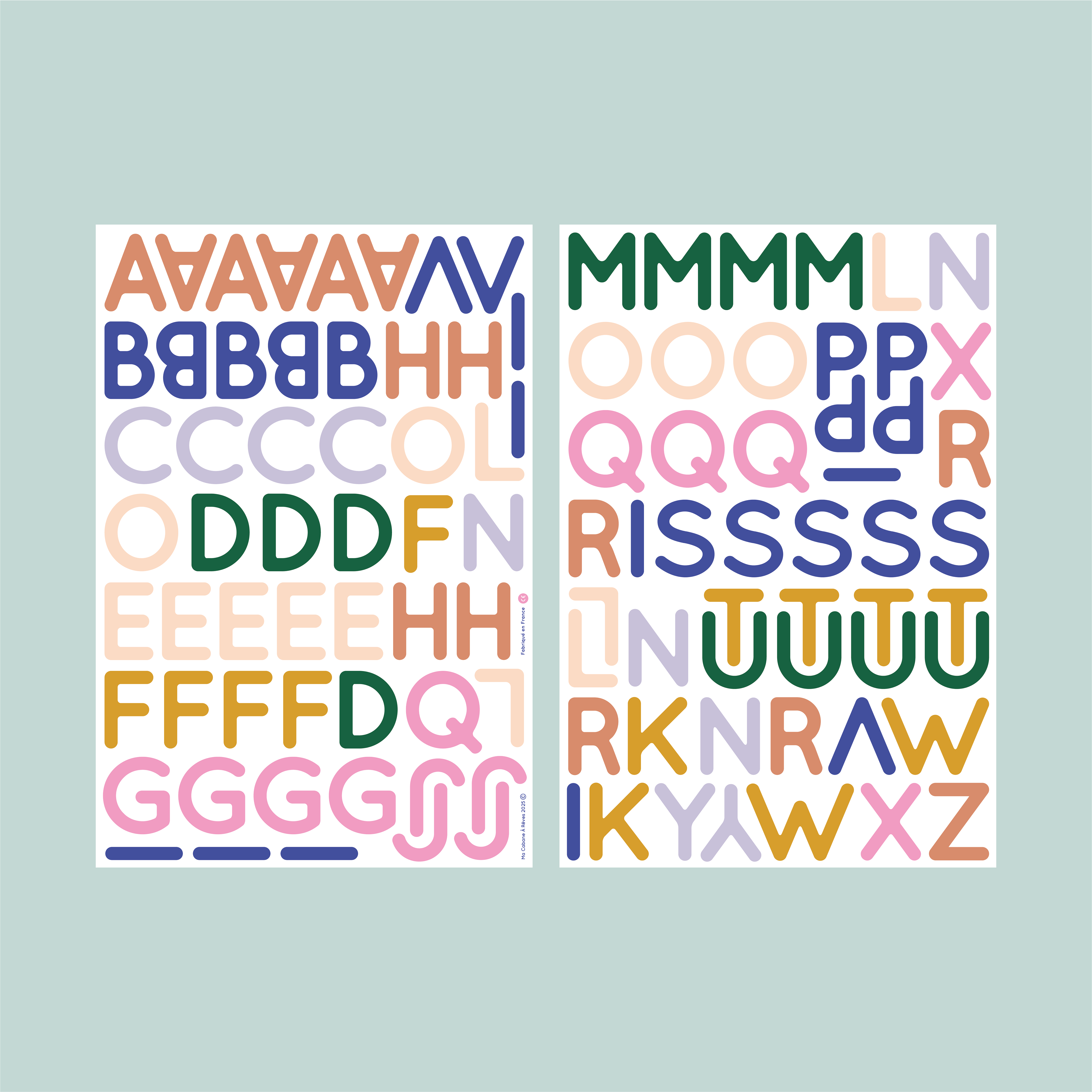 Ma Cabane à Rêves - Wholesale Magnet - Kids & Baby - Magnetic Alphabet - 104 Capital Letters7