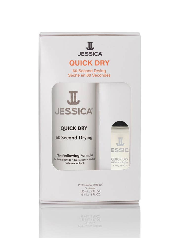 Kit de recharge professionnel à séchage rapide en 60 secondes pour la vente par Jessica Cosmetics