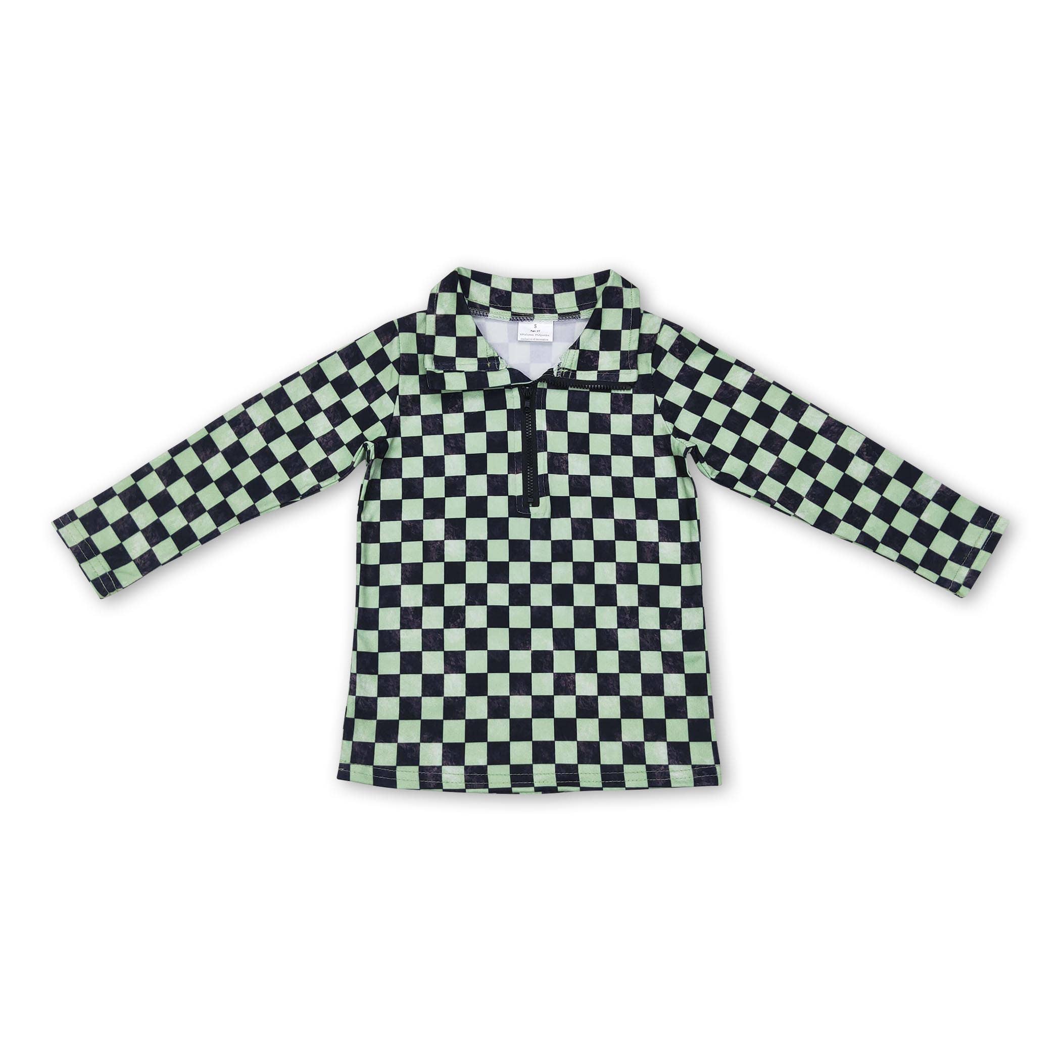 Yawoo Garments - Wholesale Sweatshirt - Kids - Long sleeves leopard zipper baby girls pullover5