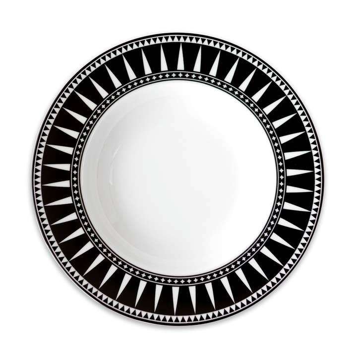 Marrakech Rimmed Soup Bowl for wholesale by Caskata