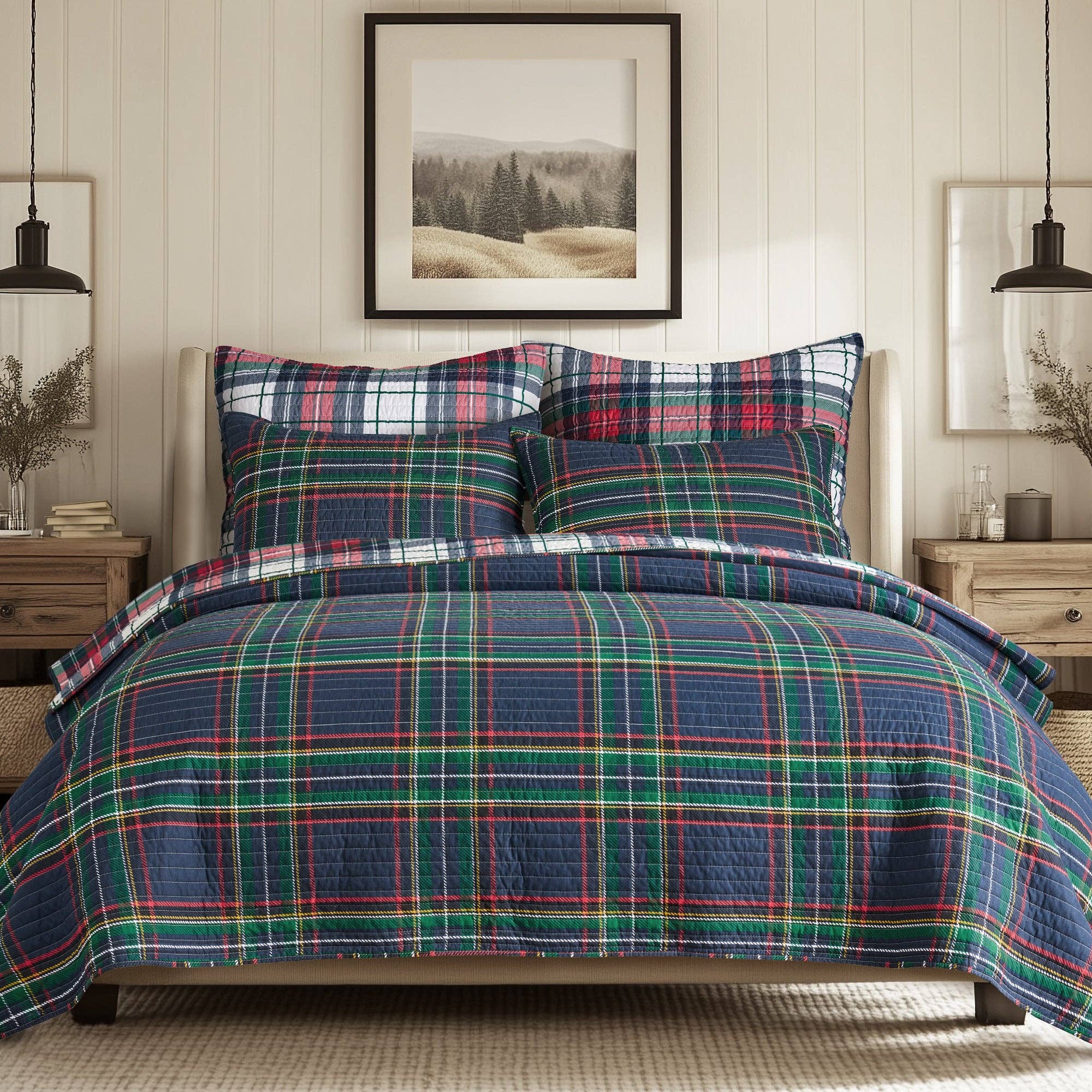Levtex Home - Wholesale Quilt - Spencer Plaid Quilt14