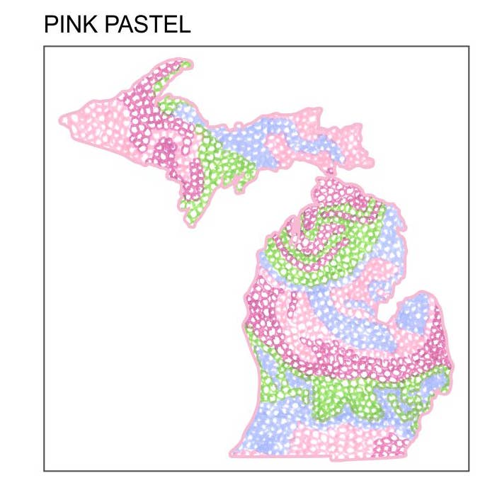 Michigan - 4" decals for wholesale by Simply Stated