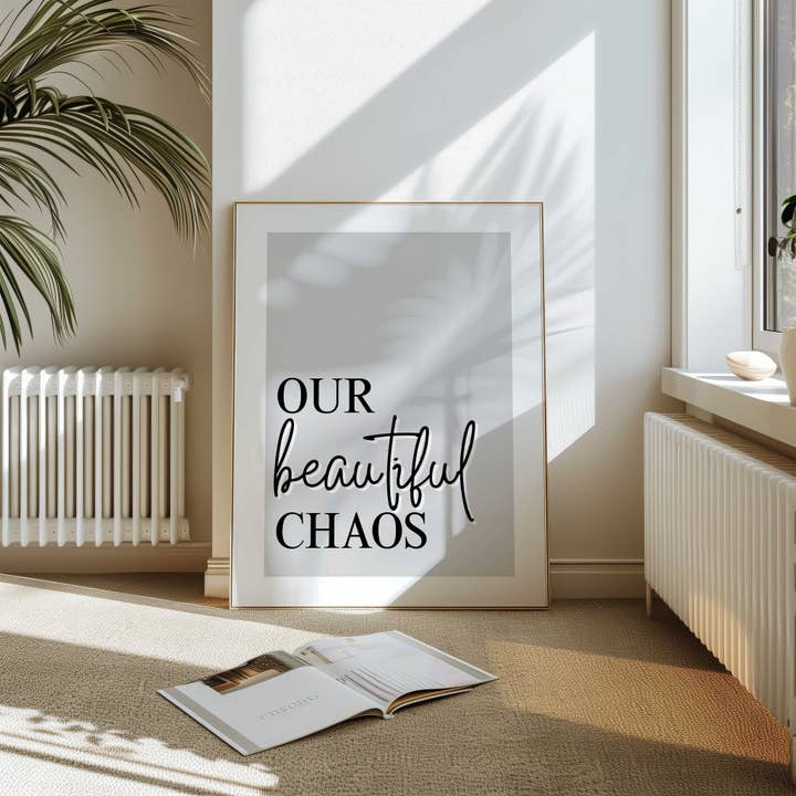 D'LUXE PRINTS - Wholesale Poster - Our Beautiful Chaos Print6