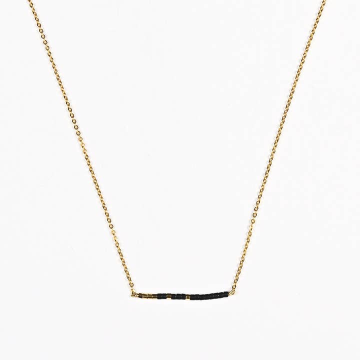 Unum Hand-tooled Gold-plated Pendant Necklace for wholesale by MILLIANNA