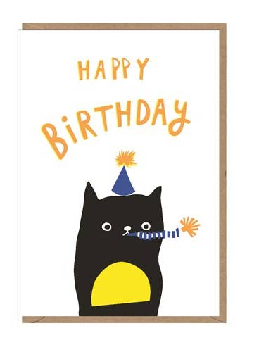 INK49 Cat Birthday - lykønskningskort for engroshandel hos Earlybird Designs