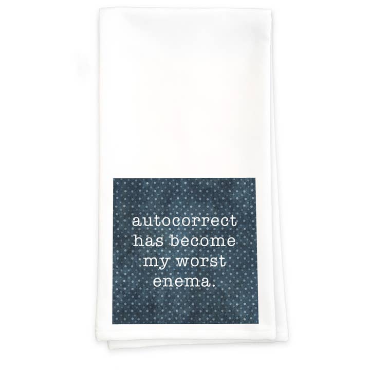Autocorrect - Towel for wholesale by Paisley & Parsley