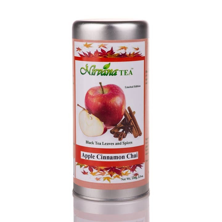Appel Cinnamon Chai voor wholesale door Nirvana Tea Inc